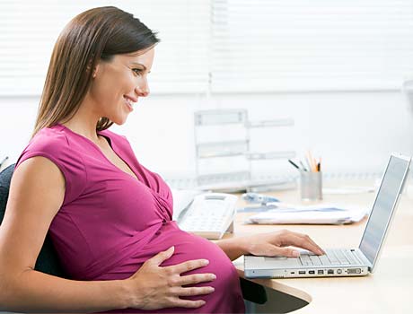 Schwangere am Arbeitsplatz
